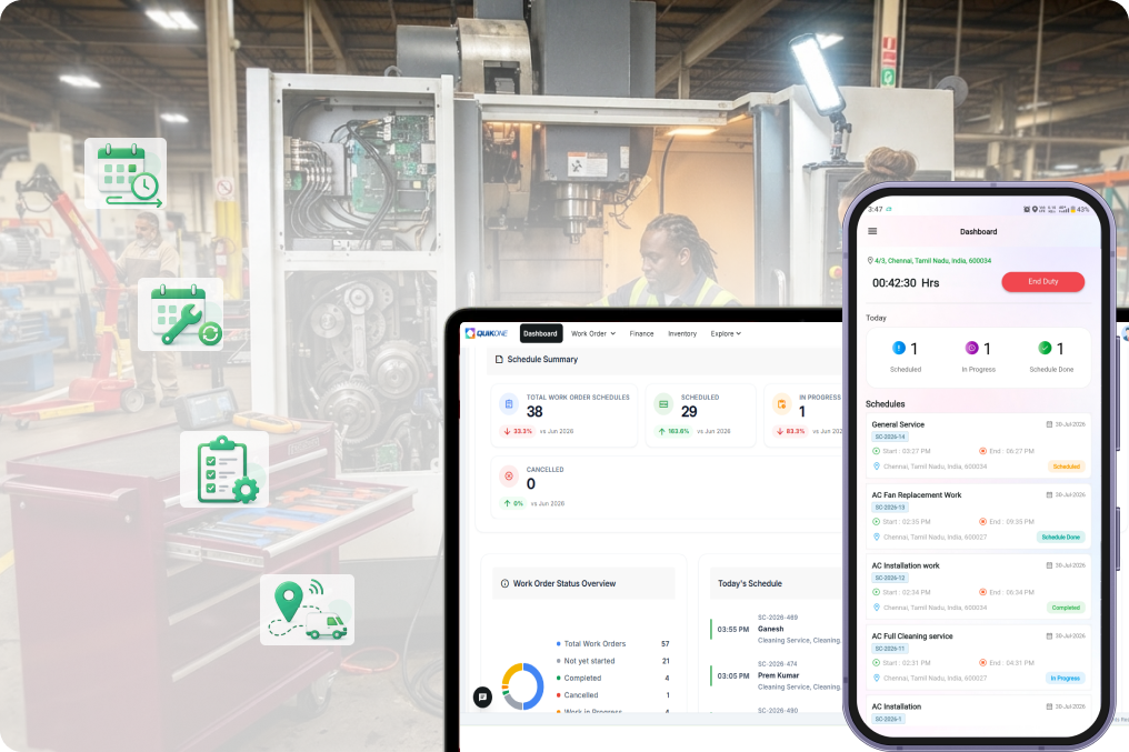 Industrial Equipment Management Dashboard