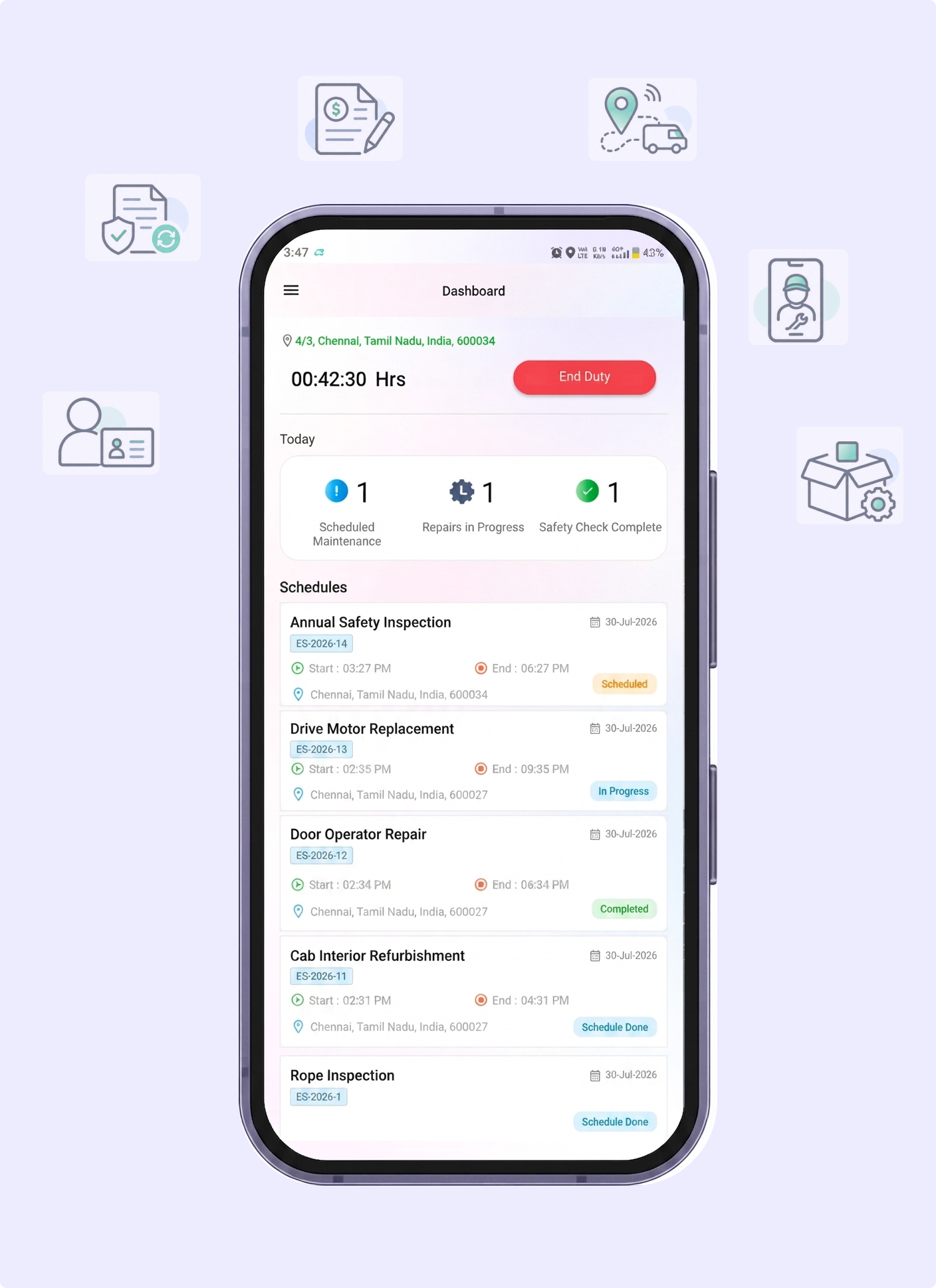 Field Technician Mobile App