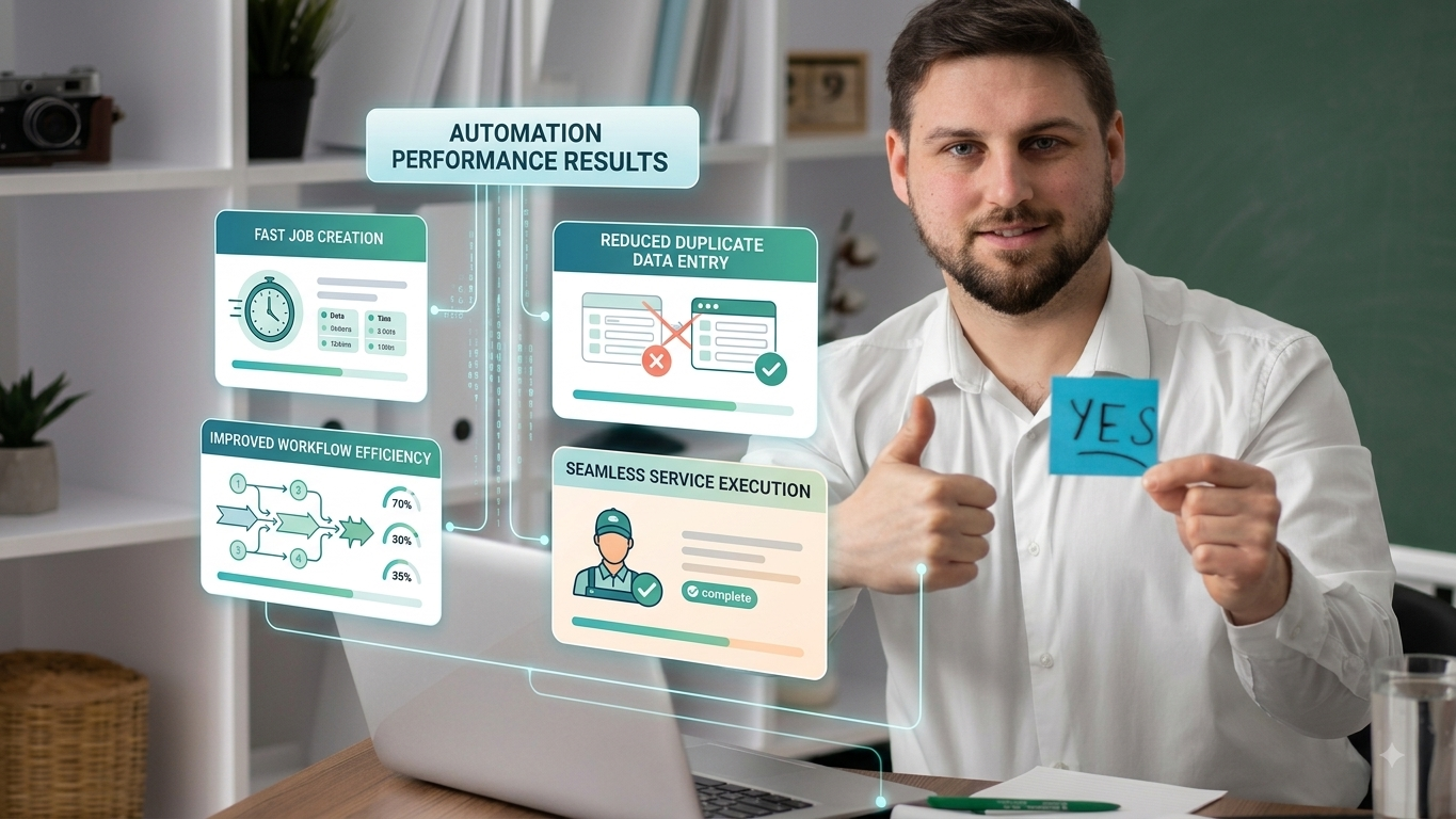 Approved quotes converted into service jobs