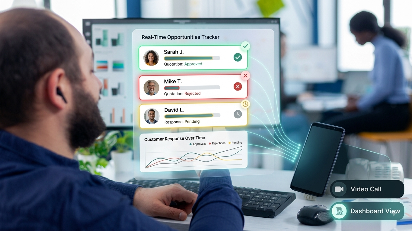 Quotation pipeline status overview
