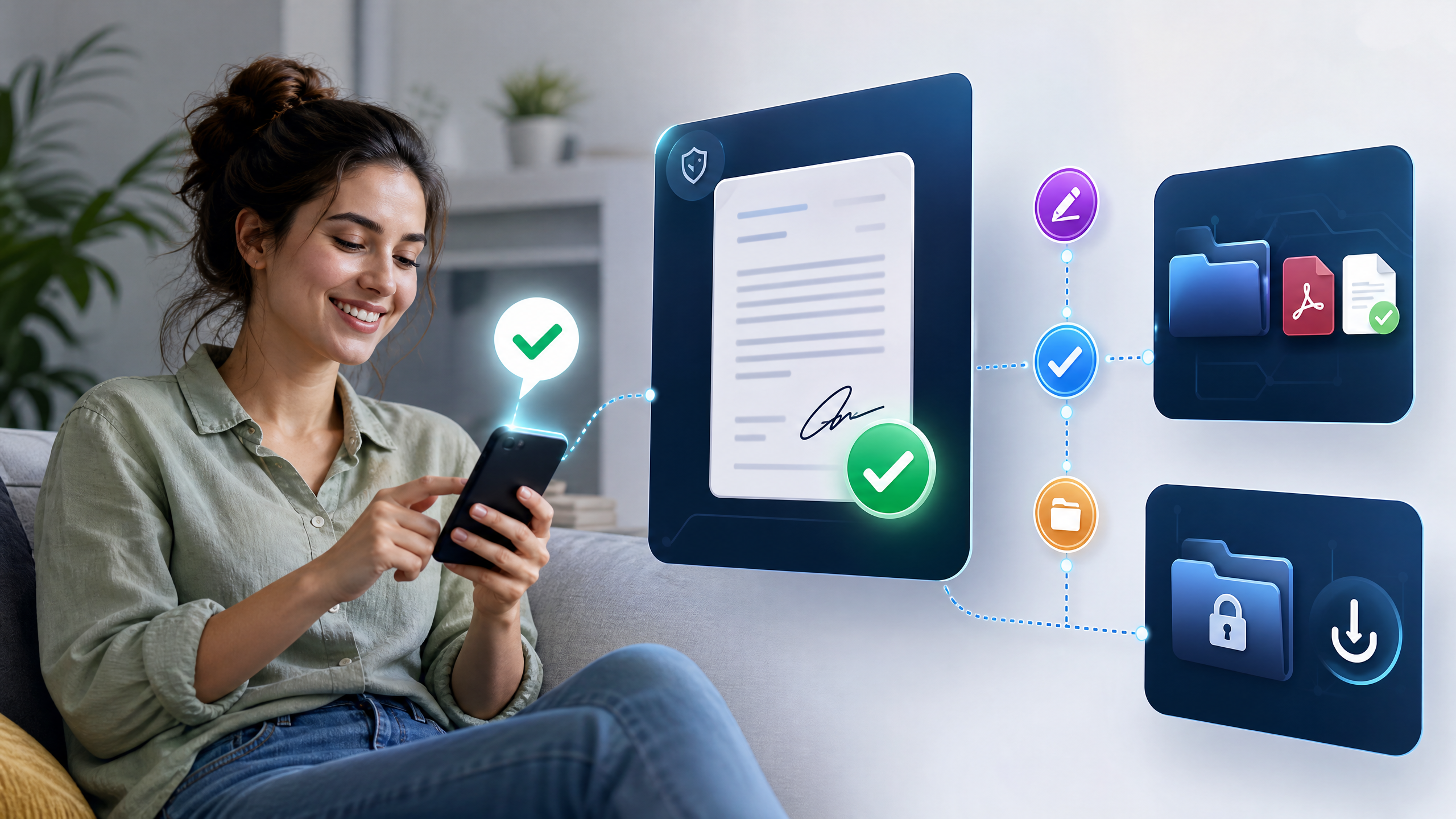 Customers reviewing and approving quotations and documents online