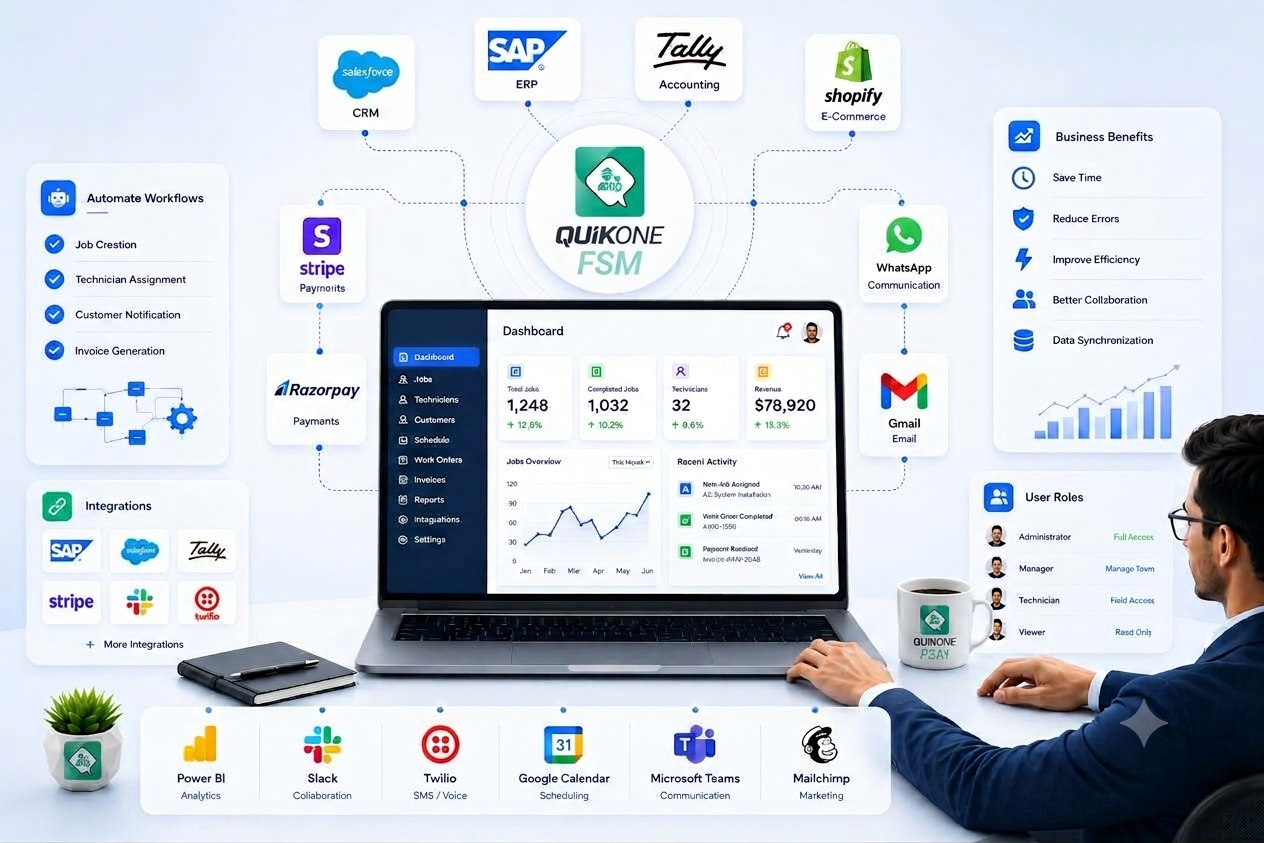 Connect QuikFSM with Your Business Applications