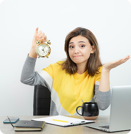Person working
